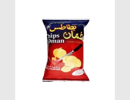 شيبس عمان بنكهة الفلفل الحار 50 جرام